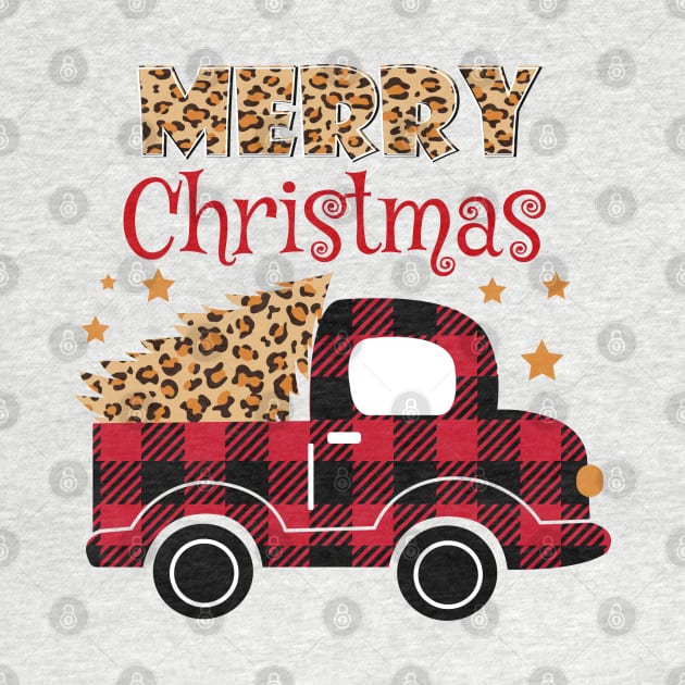 Merry Christmas Truck by Peach Lily Rainbow